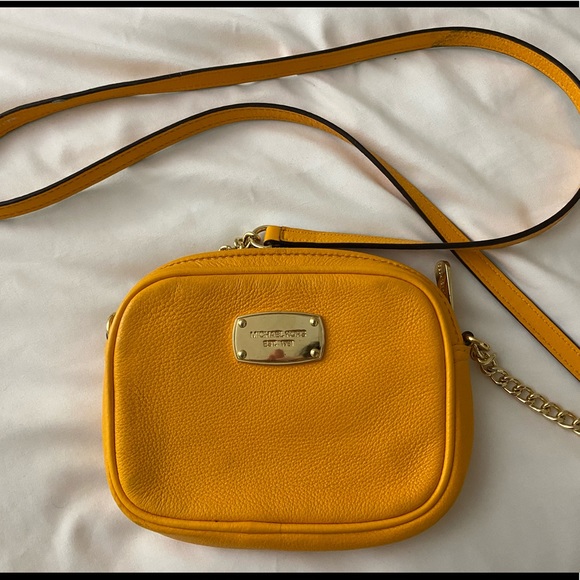 Michael Kors Handbags - Michael Kors Yellow Crossbody Bag